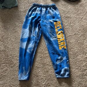 Jerzees Blue and Yellow Graphic Joggers